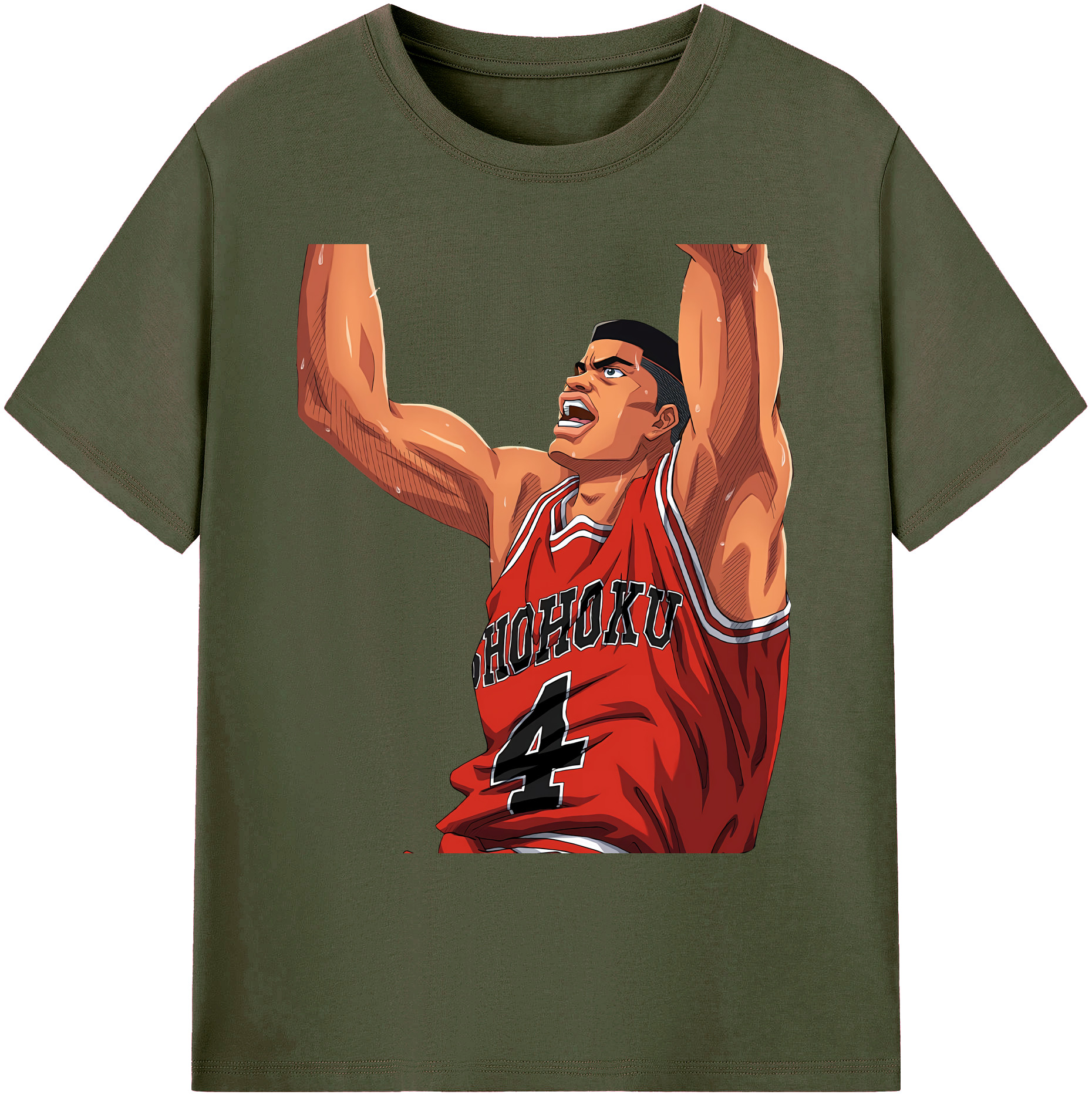 （画像用） SLAM DUNK／スラムダンク 綿100％ メンズ半袖Tシャツ｜肌触りやわらか＆通気性